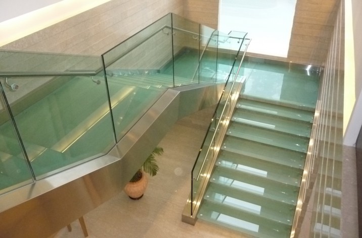 Stair Case in SS Cladding - The Oberoi , New Delhi